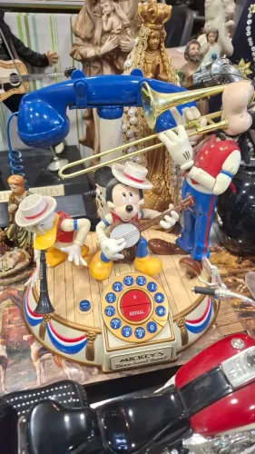 Telefone fixo "Mickey?s Dixieland Band", Disney de 1986