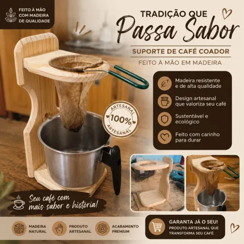 Suporte para coador de café 