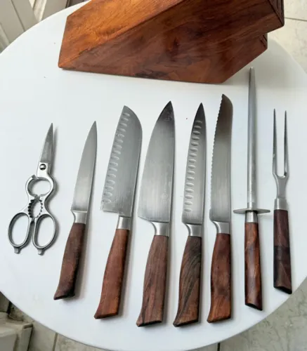 Conjunto Profissional Facas Messermeister 9 peças