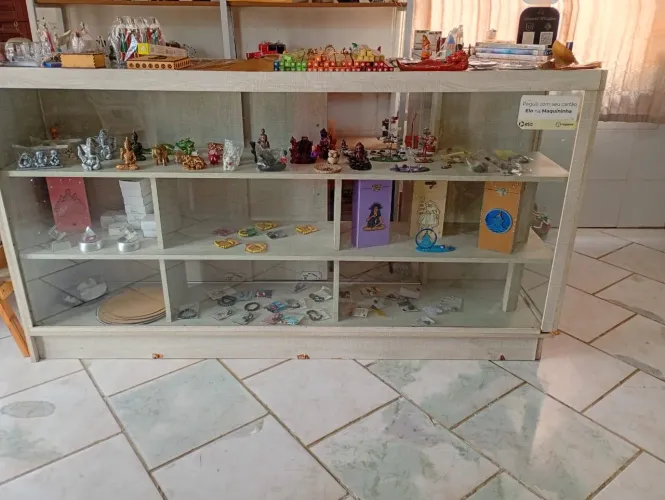 Balcão de vidro para lojas e comércio em geral
