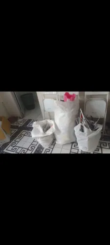 Saca de roupas de cabides 