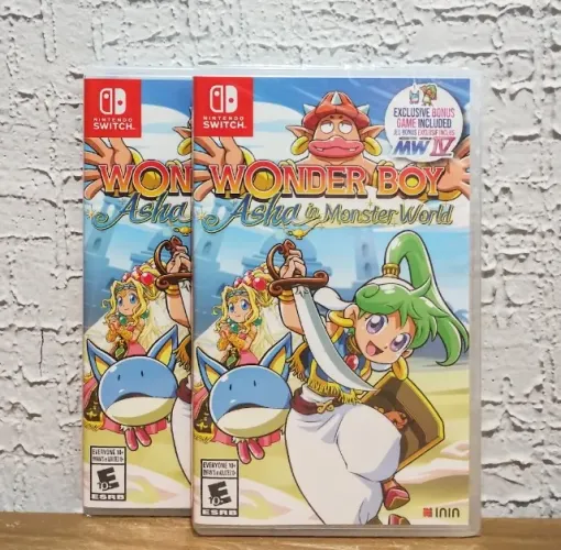 Wonder Boy Asha In Monster World Switch Lacrado (Aceitamos seu jogo usado com pagamento)