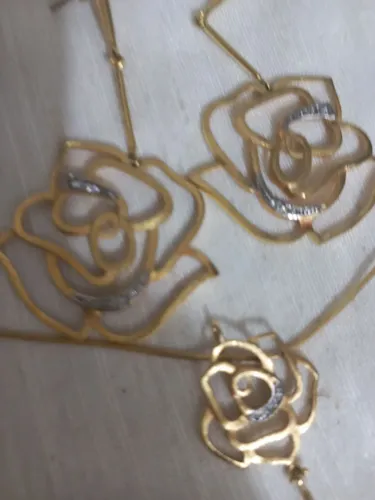 Peças foleadas a ouro 18K 
