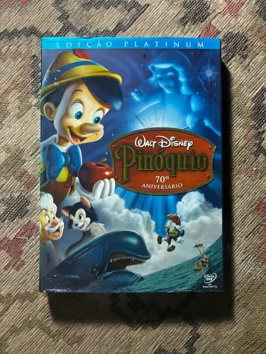 DVD - Pinóquio - Edição Platinum Duplo - Disney 