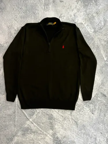 Quarter Zip Ralph Lauren - Preto