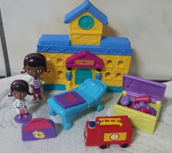 Kit de mini brinqeudos doutora brinquedos