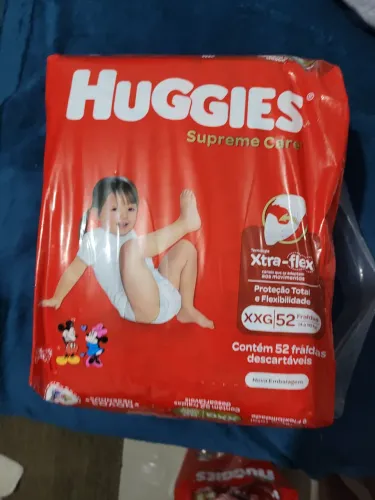 Pacote de fraldas HUGGIES tamanho XXG + 47 FRALDAS avulsa tamanho XG.(TUDAS POR bom Preço