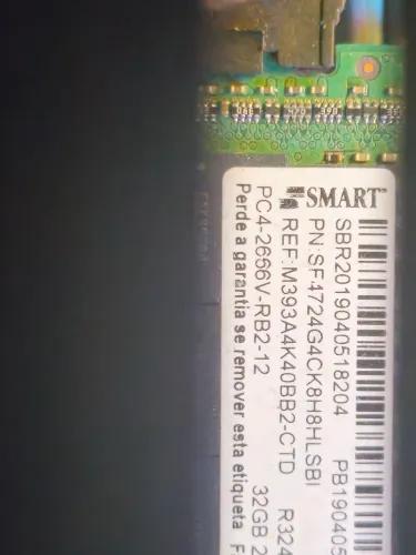 KIT MEMÓRIA 4x32gb/128gb. DDR4 2666MHz ECC RDIMM SMART