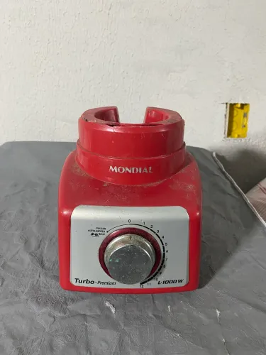 Base Motor Liquidificador Mondial Turbo Premium L-1000W Vermelho (Funcionando)