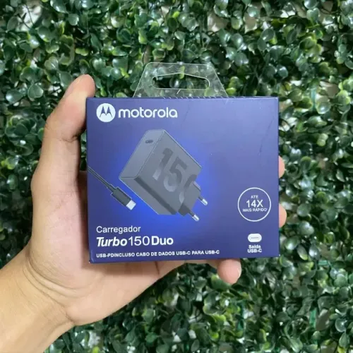 Carregador Turbo para Motorola 150w Duo
