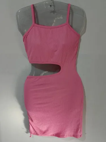 Vestido rosa adulto