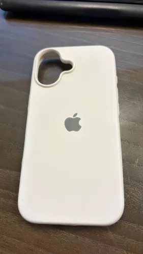 Capa silicone iPhone 17 branco 
