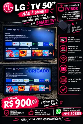 Vende-se televisão 50 polegadas