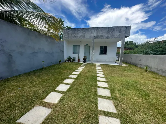 Alugo casa com 3/4 com suíte - mobiliada a 800m2 da Praia - Ilha de barra do pote