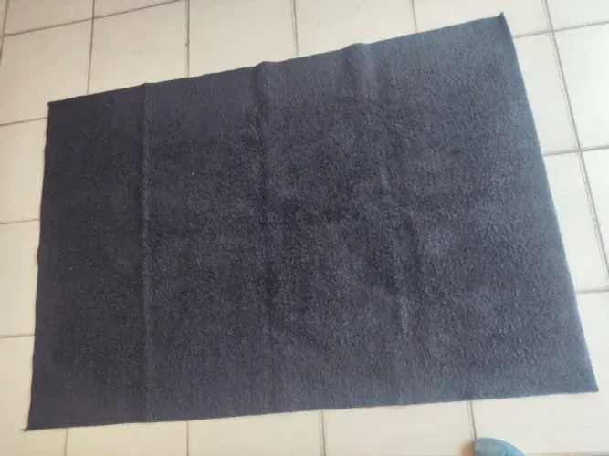 TAPETE NOVO PRETO (FELPUDO) 1,90 X 1,30