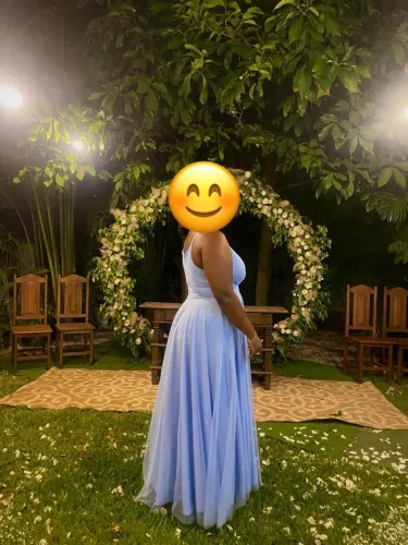 Vestido casamento - azul serenity - usado 1x