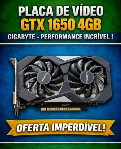 Placa de Vídeo GTX 1650