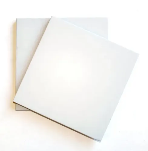 8 peças de piso cerâmico branco 54 x 54 cm