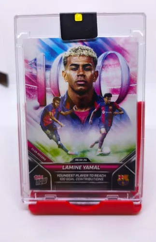 Card Lamine Yamal - Edição Comemorativa.2025-26 FC Barcelona Topps NOW® - Último 