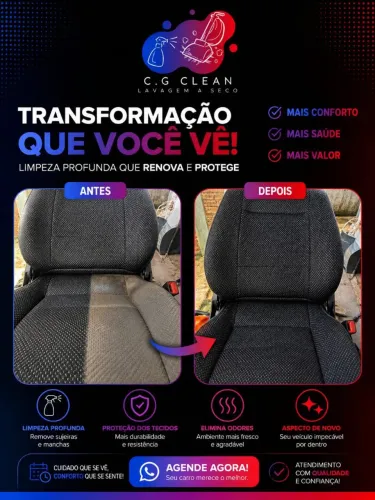 Higienização interna de veículos