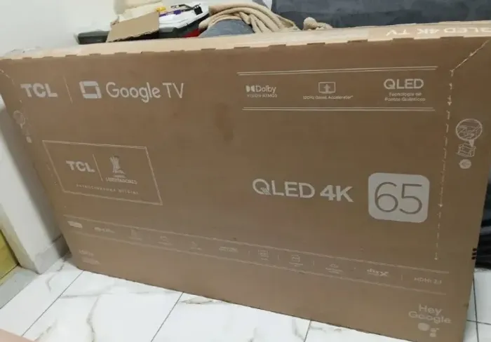 65 TCL Qled p7k nova lacrada smart tv