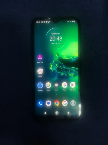 Vendo celular usado moto g(8) plus