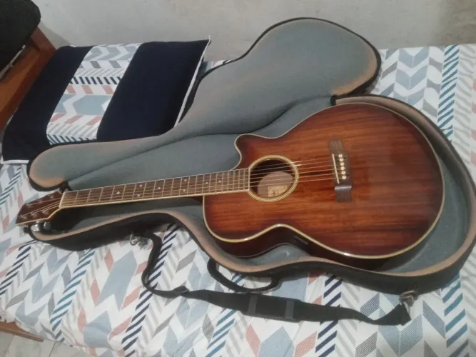 Violão jasmine by takamine tampo maciço, made in koreia