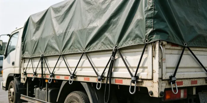 5 fixadores para carro caminhão lona 