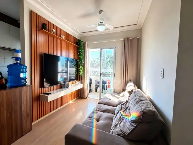 Apartamento de 58m²/ 2 dormitórios C/suíte/ varanda gourmet no Jardim do Bosque Hortolandi
