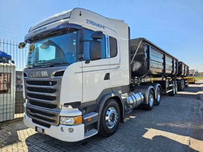 Scania R510 6x4 Retarder Bug Leve Ano 19 Motor Euro 5 Rodocaçamba Librelato Ano 2023 35m³