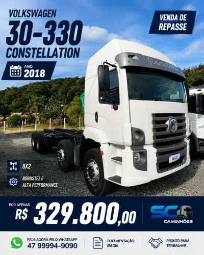 Volkswagen 30-330 Costelation ano 2018 Bitruck