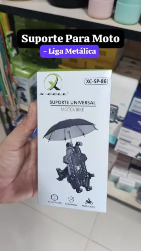 Suporte universal para celular da marca X-Cell, modelo XC-SP-86