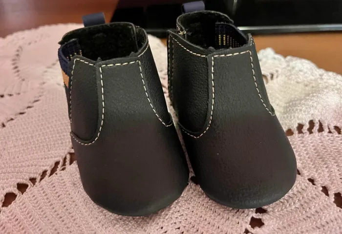 Botinha de Bebê Pimpolho Tamanho 02 - Azul Marinho - Perfeito Estado