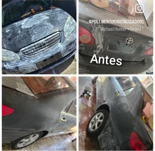 Faço polimento cristalizado serviço de qualidade faço a domicílio também