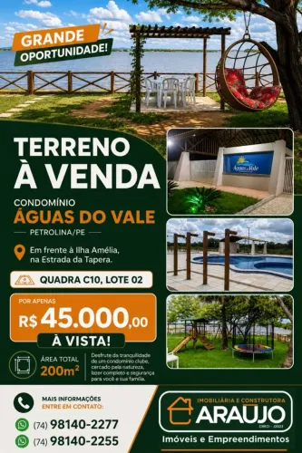 GRANDE OPORTUNIDADE EM PETROLINA/PE