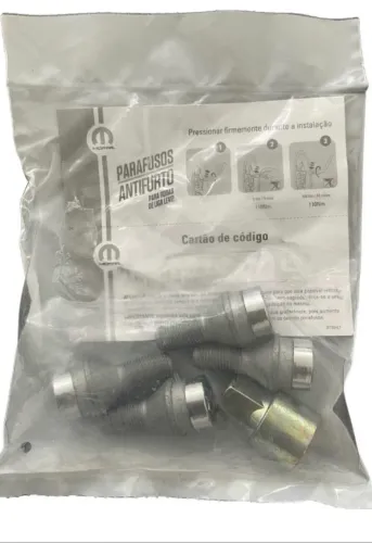 Vendo jogo de parafusos anti furto para linha Jeep Renegade/ Compass/ Fiat Toro