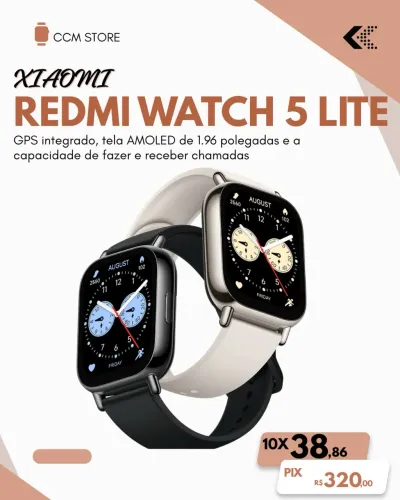 Redmi Watch 5 Lite - Bride Película proteção
