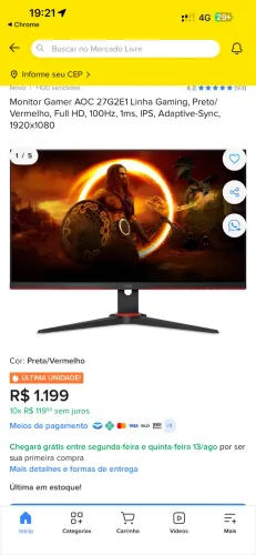 Monitor gamer
