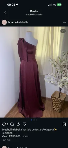 Lindo vestido de festa novo