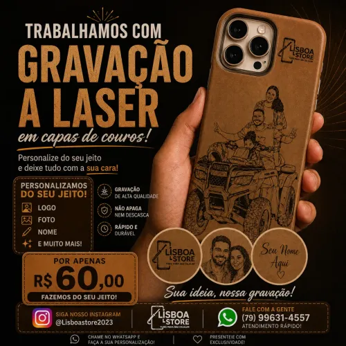 Capas em couro personalizadas 