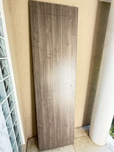 Chapa de MDF Amadeirado Cinza Grosso - Muito Resistente