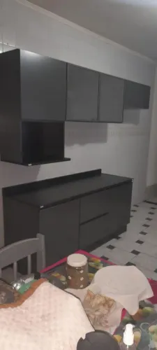 Cozinha modulada Bartira Chumbo