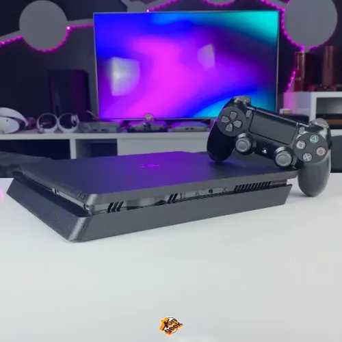 Playstation 4 Slim 500gb - PS4 (Seminovo) | Console Totalmente Testado e Limpo!