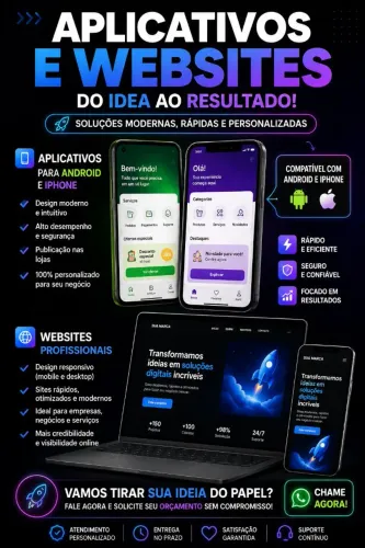 ? CRIAPP PARA ANDROID E IPHONE + WEBSITES