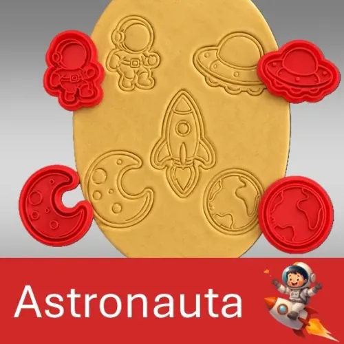 Astronauta - Cortador de Alimentos \ Massinha de Modelar