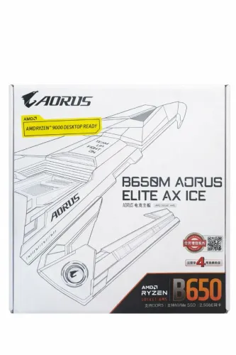 Placa Mãe B650M Aorus Elite AX ICE Branco
