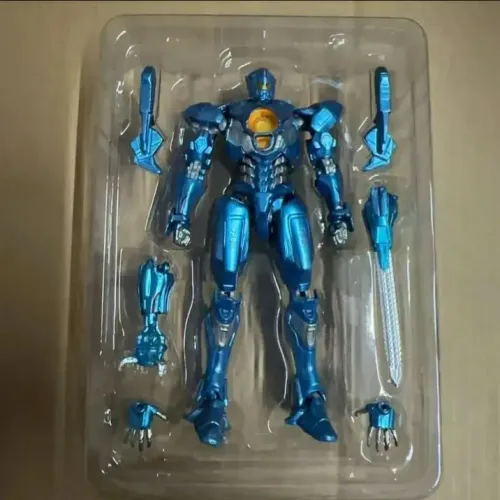 Action figure Gipsy Avenger pintura metalica na caixa Pacific Rim (Circulo de Fogo)
