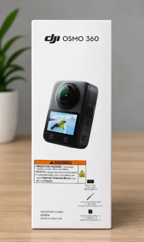 Câmera de Ação DJI Osmo 360 Adventure Combo 120MP WiFi