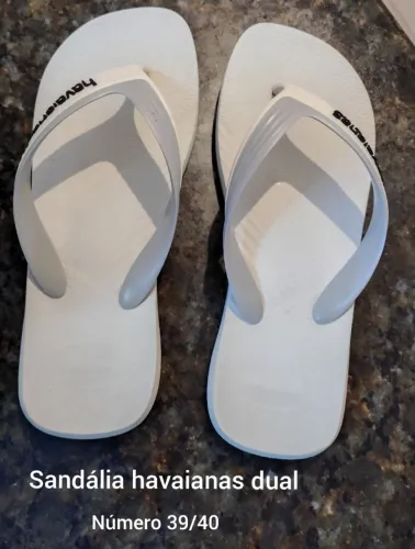 Sandália havaianas dual branco 