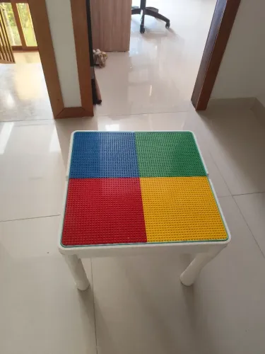 MESINHA INFANTIL COM BAÚ ORGANIZADOR